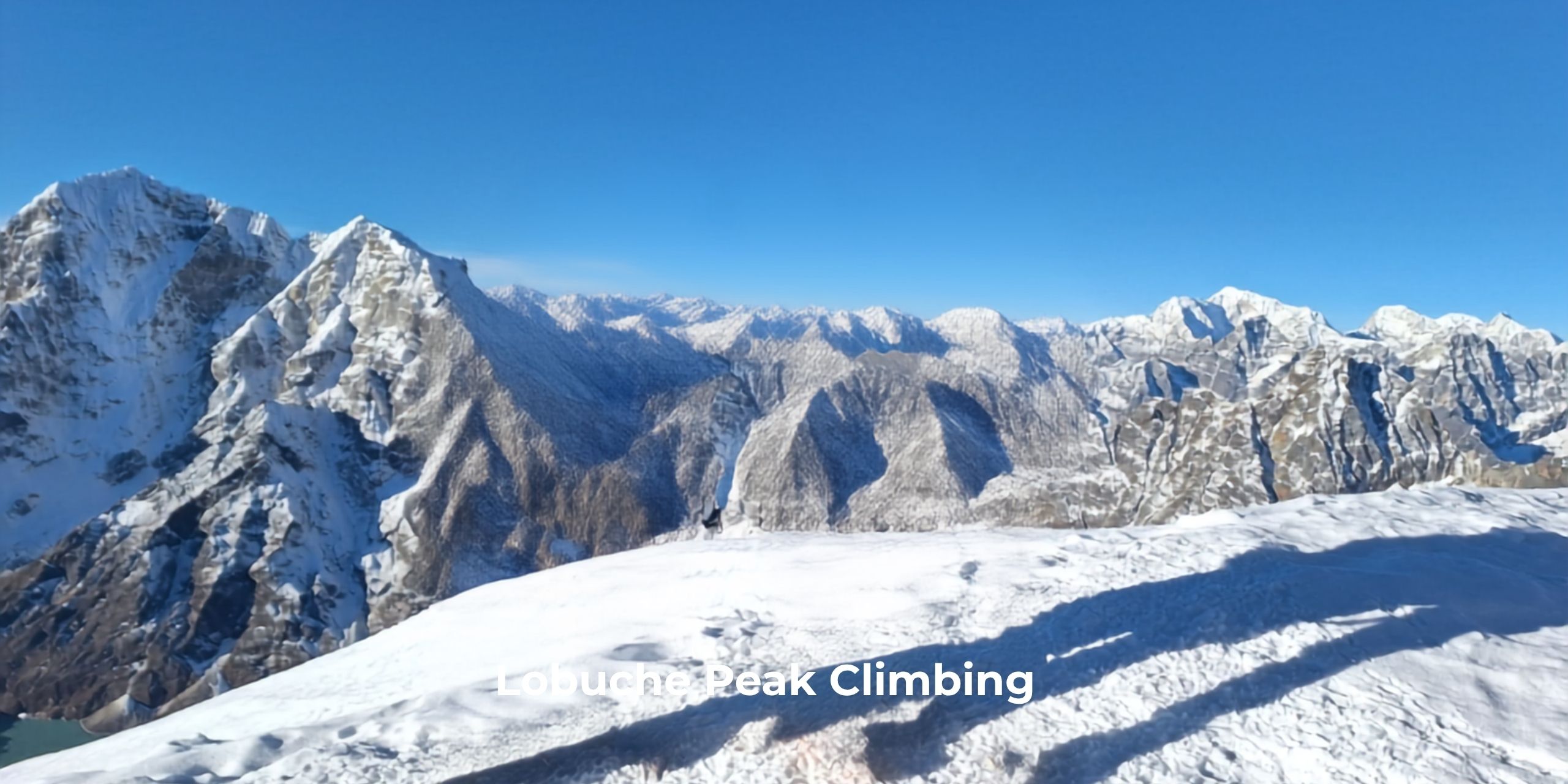 "Lobuche Peak Climb with glacier climbing, Everest region adventure, technical routes, and breathtaking Himalayan panoramas."