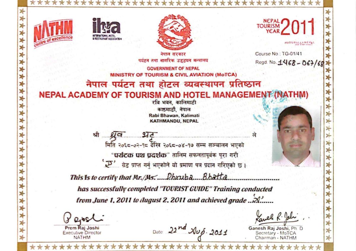 NATHM Guide Liscense