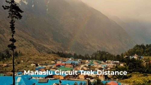 Manaslu Circuit Trek Distance