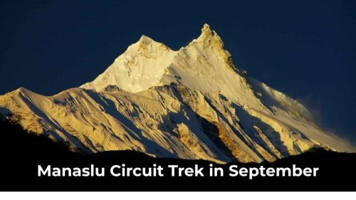 Manaslu Circuit Trek in September Month