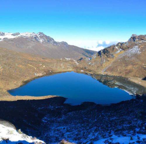 The View of Gosainkunda Lake