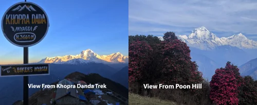 Khopra Danda Trek Vs Ghorepani Poon Hill Trek